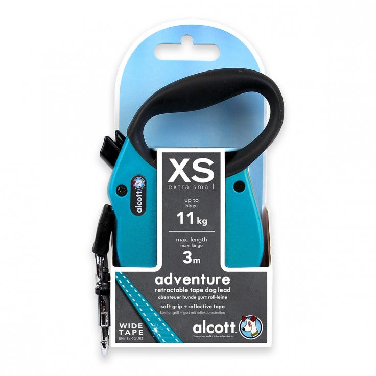 Adventure retractable leash 5m Blue Color - XS