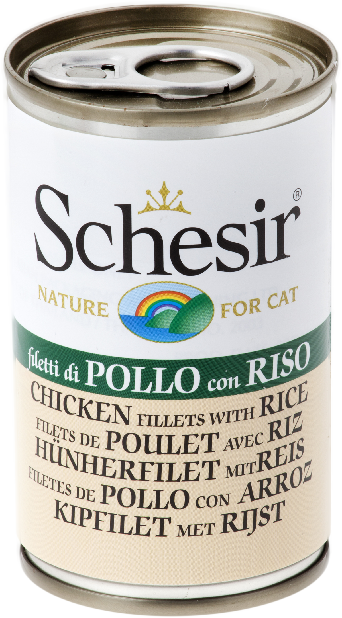 SCHESIR - CAT CAN CHICKEN/RICE 140GM