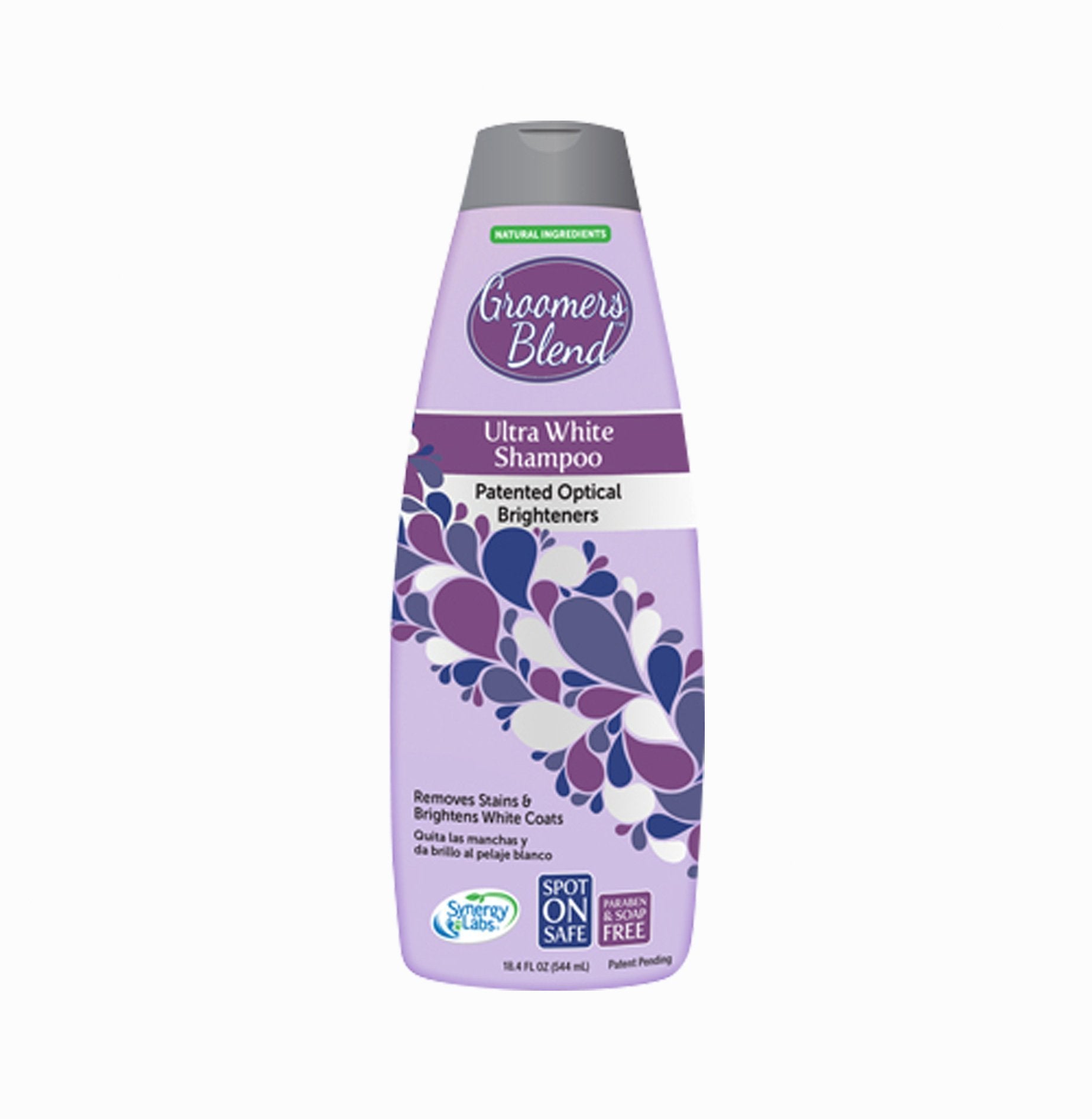 Synergy Lab Groomer's Blend Ultra White Pet Shampoo 544ml 